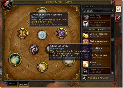 Smite Healing with the Atonement Spec