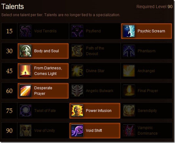 Priest Healing Talents for MoP &ndash; Which Would You Pick?